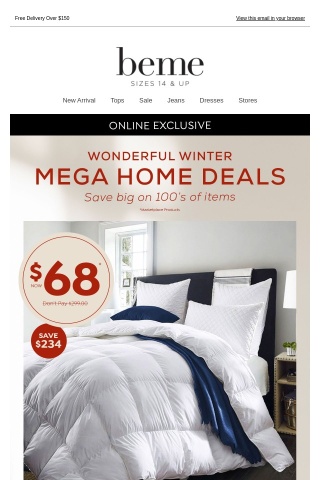 Winter MEGA Home Sale is now on! Save up to 80% off*