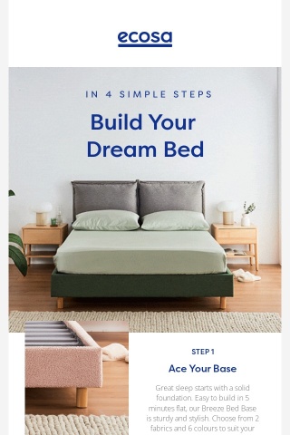 Want to Build Your Dream Bed?