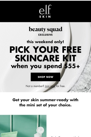 Final Day! Pick your FREE skincare set. 😍