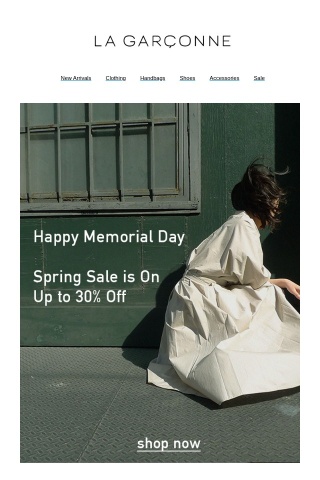 Happy Memorial Day — Shop Sale + New in Beauty — Nonfiction