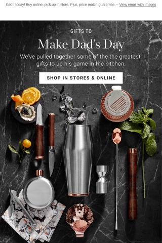 Dad's day is coming up fast