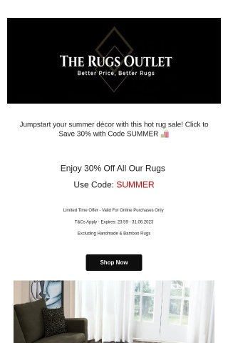 ☀️ Summer Rug Sale