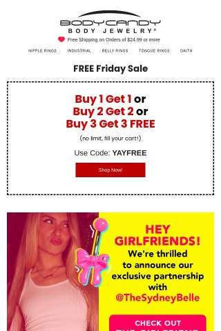 Buy 1 Get 1 totally FREE