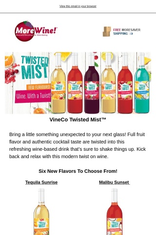 New Twisted Mist Flavors In-Stock Now!