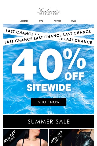 LAST CHANCE: Summer Sale Ends Tonight ⏰