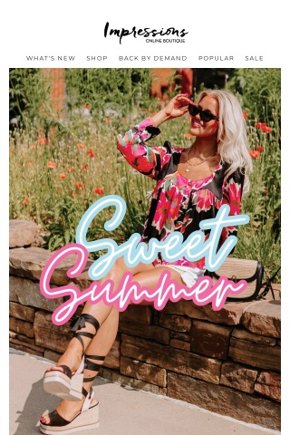 These NEW arrivals are SWEET! Shop the Sweet Summer Collection! 🌻
