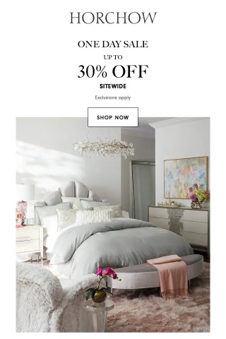 1 day only! Up to 30% off sitewide + LAST DAY to save 40% on Bernhardt