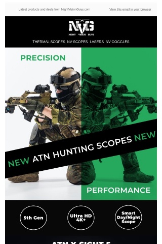 💥 Our New Gen 5 Scopes: Find Your Perfect Shot 💥