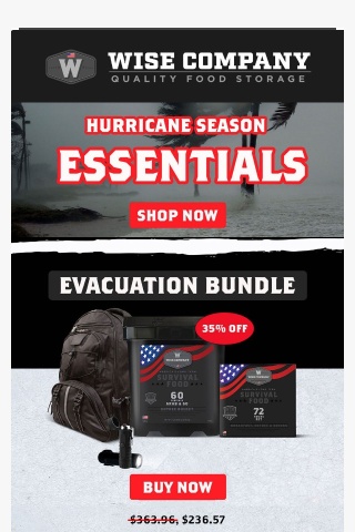 Don't Miss Out! Save 35% Today on Evacuation Bundle