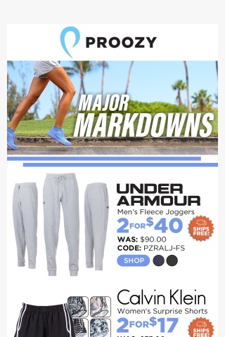 Score Huge Savings Today With our Major Markdowns!