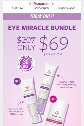 Today Only: Eye Miracle Bundle For Just $69