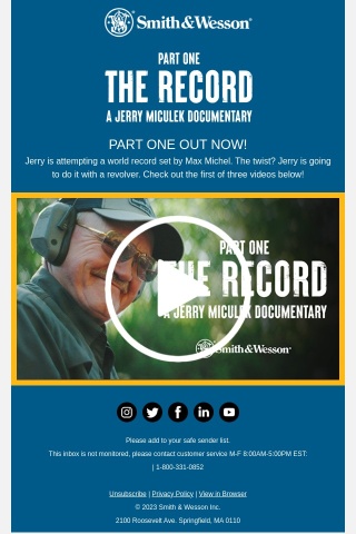 OUT NOW: The Record, A Jerry Miculek Documentary PART 1