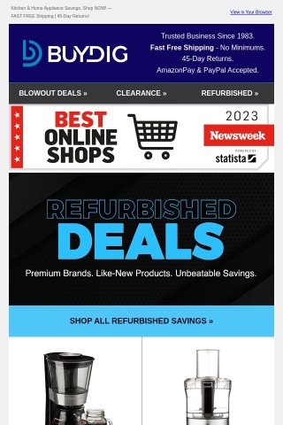 Refurb Deals You Don't Want to Miss at Buydig!