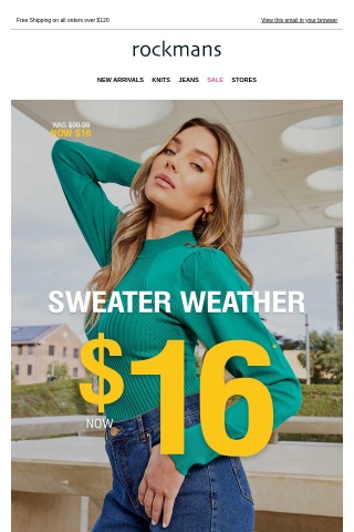 Sorry, but say bye to $16* Cosy Knitwear