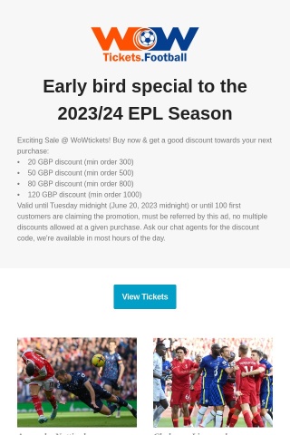 Early Bird Special - EPL 2023-24, Community Shield