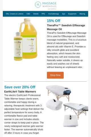 Massage Oil to Pneumatic Stools Up-to 20% OFF Inside ✔