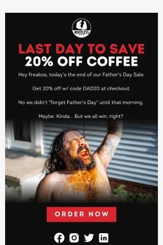 🚨FINAL DAY 4 Father's Day 20% Off!