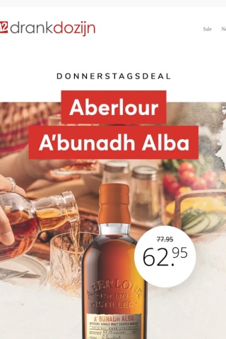 DonnerstagsDeal | Aberlour A'Bunadh Alba Batch 8 70CL