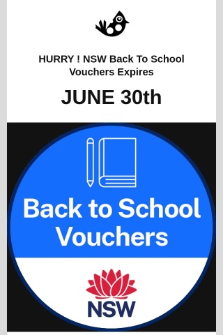 EXPIRING SOON !  Back To School Vouchers Expiring Soon || HURRY || Vouchers Ends June 30th 2023