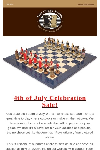 4th of July Celebration Sale