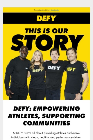 DEFY: Empowering Athletes, Supporting Communities