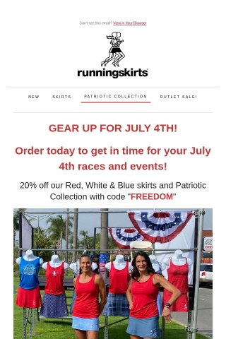 🇺🇸Get your red, white and blue for 4th of July!