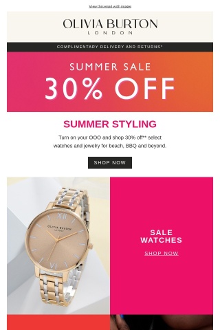 Did someone say sale? 30% OFF Summer essentials