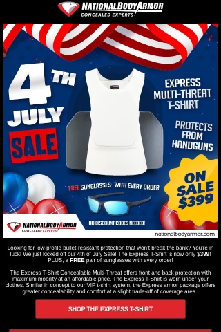 Don't Miss Our 4th Of July Sale!