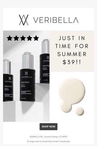$39 PROTECT Daily Drops SPF 50