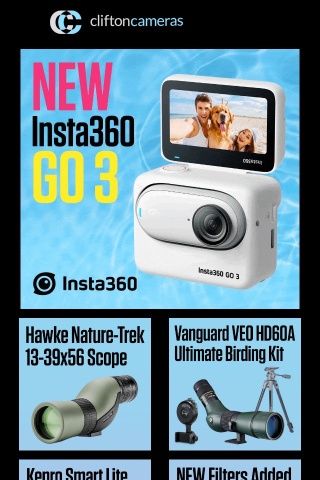 Explore this summer with the NEW Insta360 GO 3 😎