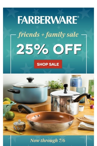 Friends & Family Sale!