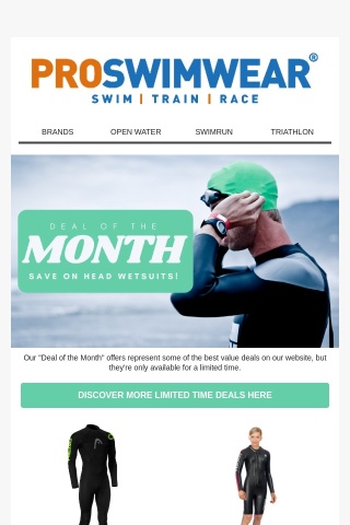 Save On Head Wetsuits | Deal Of The Month! 🥳