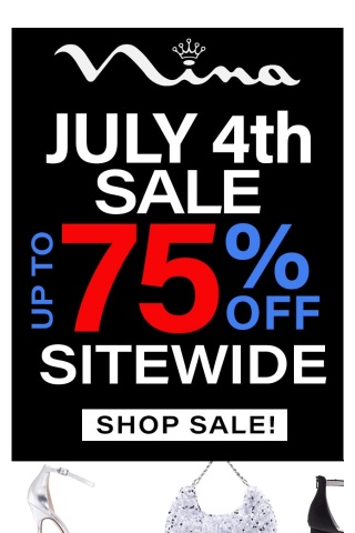 🎇 75% OFF! July 4th Sale