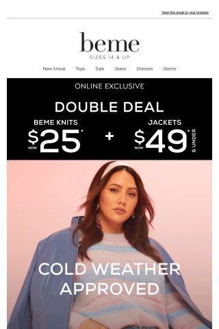 DOUBLE Deal🚨 $25 Knitwear + $49 Jacket!