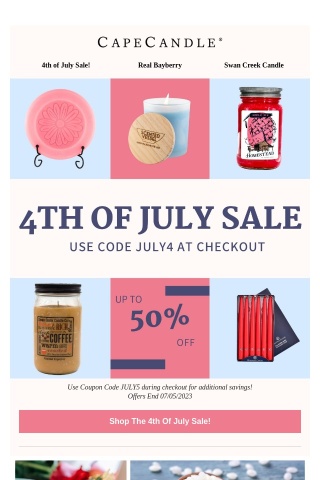 Happy 4th of July! 🇺🇸 Sale End Tomorrow.