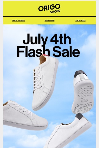 Now Live, 4th of July Flash Sale!