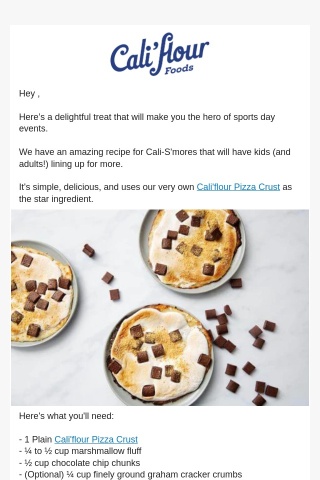 Try Our Easy and Delicious Cali-S'mores Recipe for Sports Day Treats!