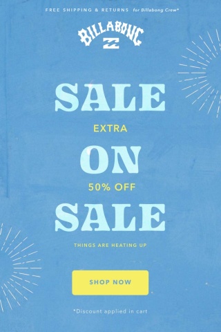 FINAL HOURS! Extra 50% Off Sale On Sale!