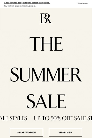 Shop Our Summer Sale With Up to 50% Off Sale Styles