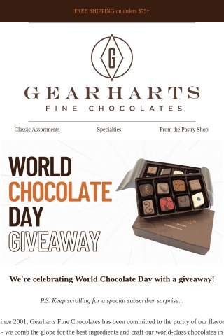 [15% Discount] World Chocolate Day Giveaway 🍫🌎