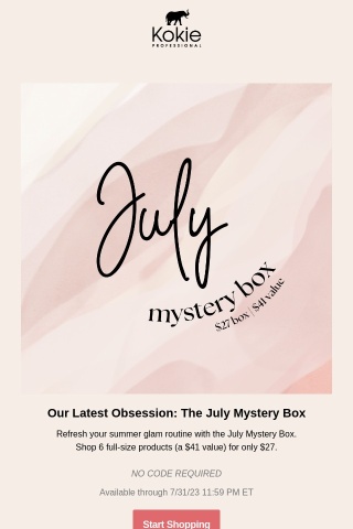 Shop and Save With the July Mystery Box