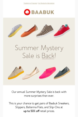 Our Summer Mystery Sale is Back 🔮