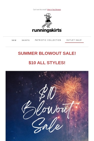 $10 Summer Blowout Sale