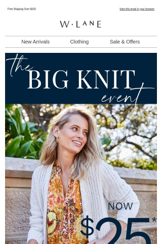 Extended: $25 BIG Knitwear Event 😍