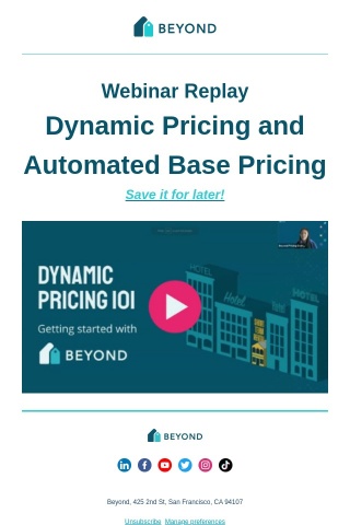 On-Demand Webinar: Dynamic Pricing and Automated Base Pricing
