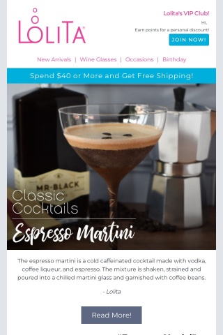 Classic Cocktails ☕ 🍸 Espresso Martini