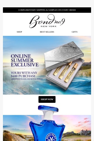 Online Summer Exclusive | Gift with $400+ Purchase