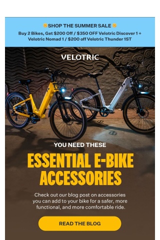 These are our MUST-HAVE E-Bike accessories