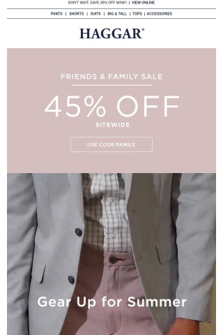 LAST CHANCE FOR 45% OFF!