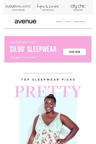 Top Sleepwear Picks: Pretty In Pastel + $9.99* Selected Sleep